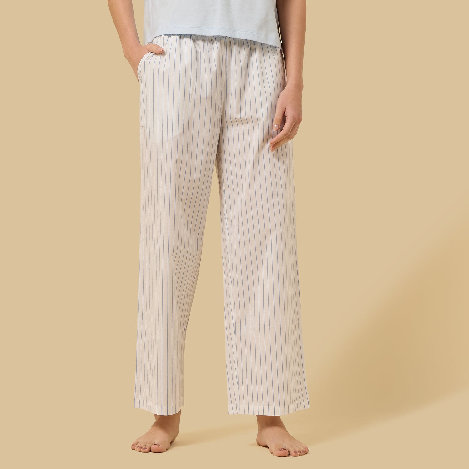 Striped Cotton Pyjama Set