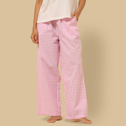 Checked Cotton Pyjama Set