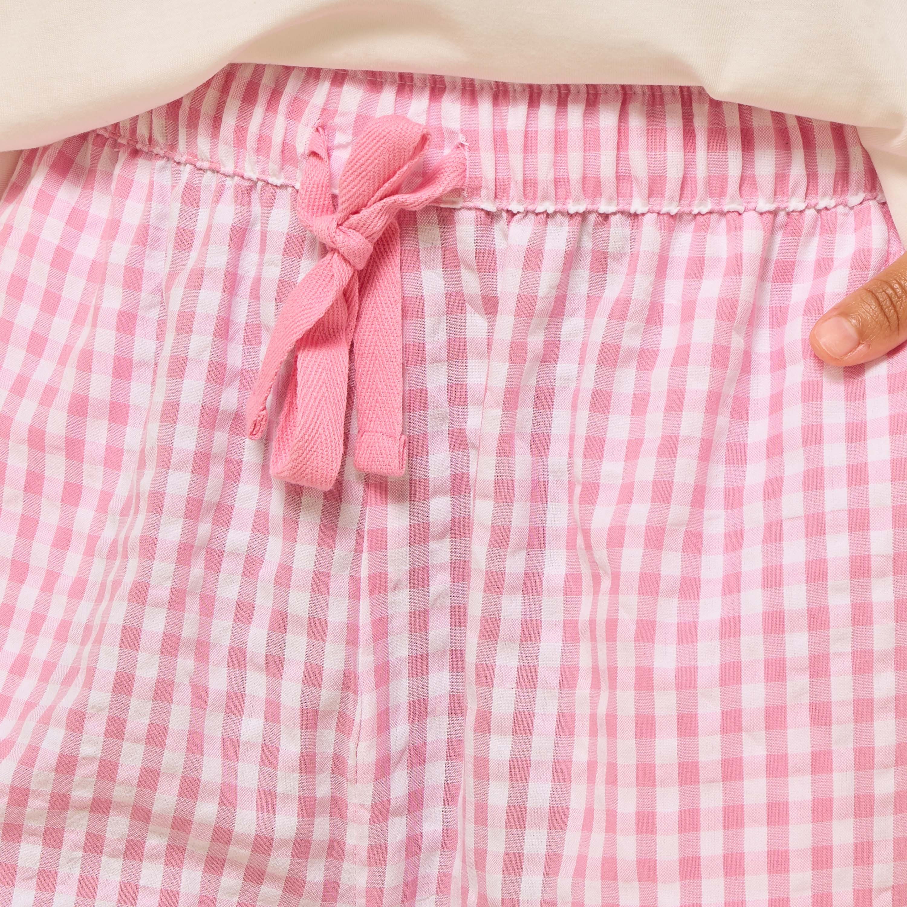 Checked Cotton Pyjama Set