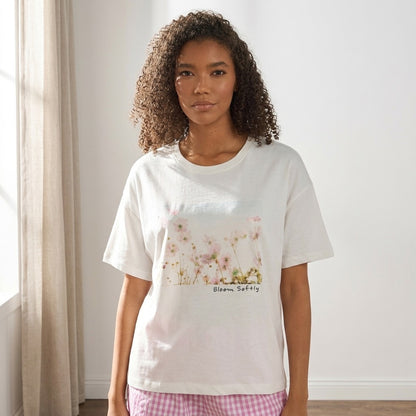 Checked Cotton Pyjama Set