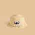 Stitch Applique Hat - Cream / 12-16