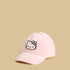 Hello Kitty Embroidered Cap with Hook and Loop Strap Closure - Pink / 1-3 yrs