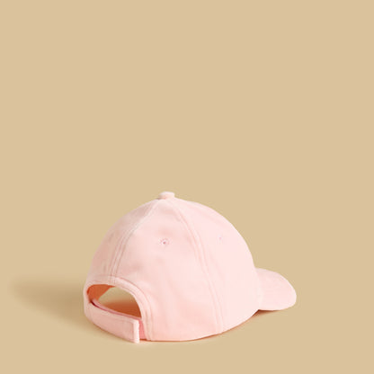Hello Kitty Embroidered Cap with Hook and Loop Strap Closure