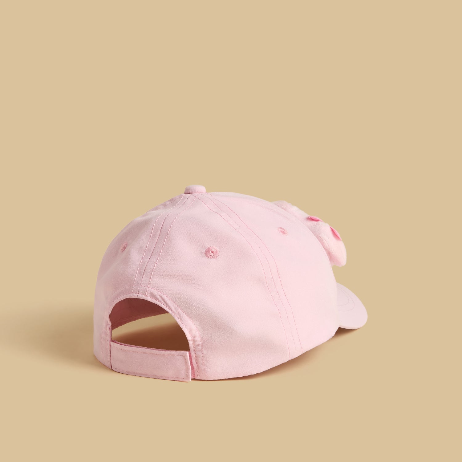 My Melody Accent Cap with Hook and Loop Strap Closure