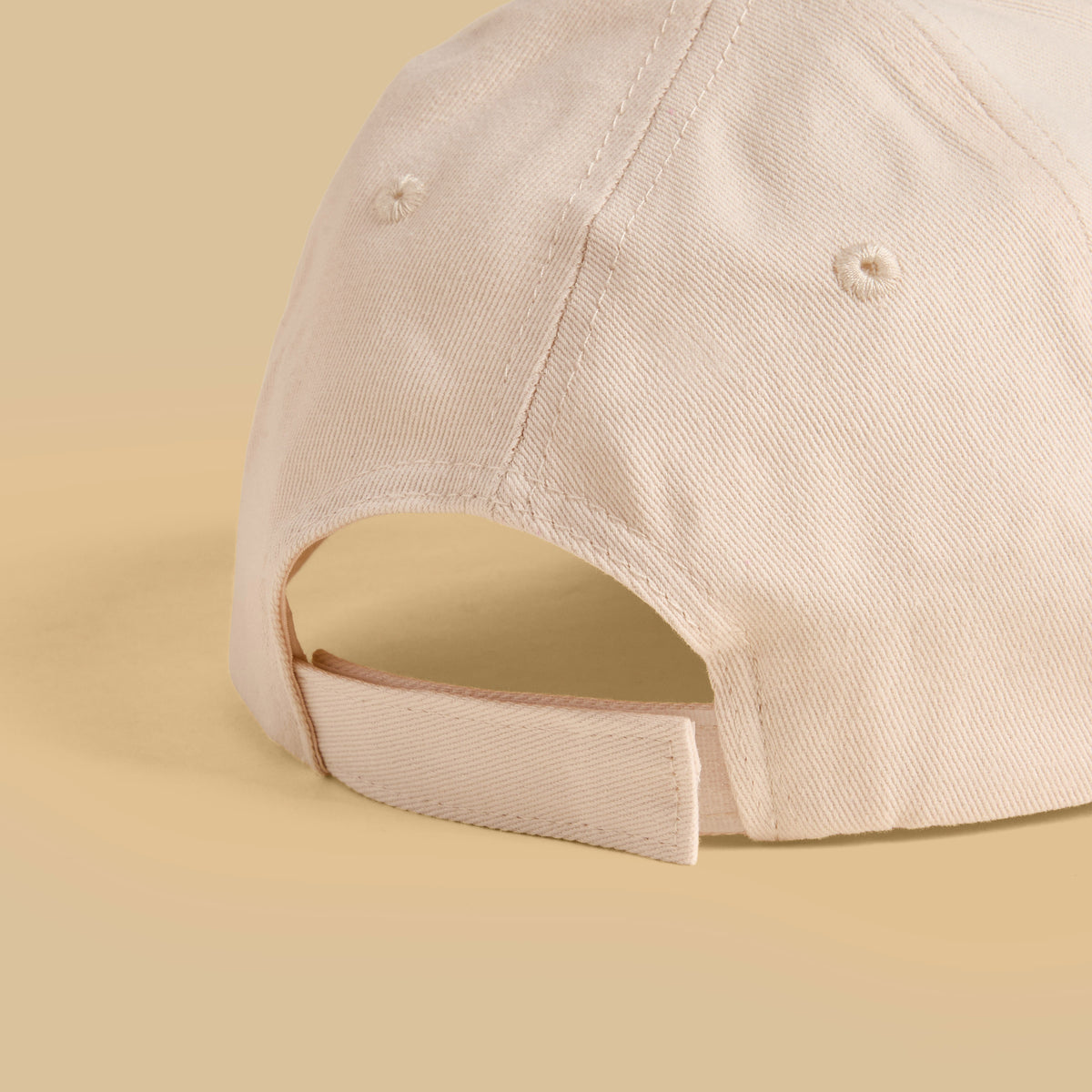 Bow Embroidered Cap with Hook and Loop Strap Closure