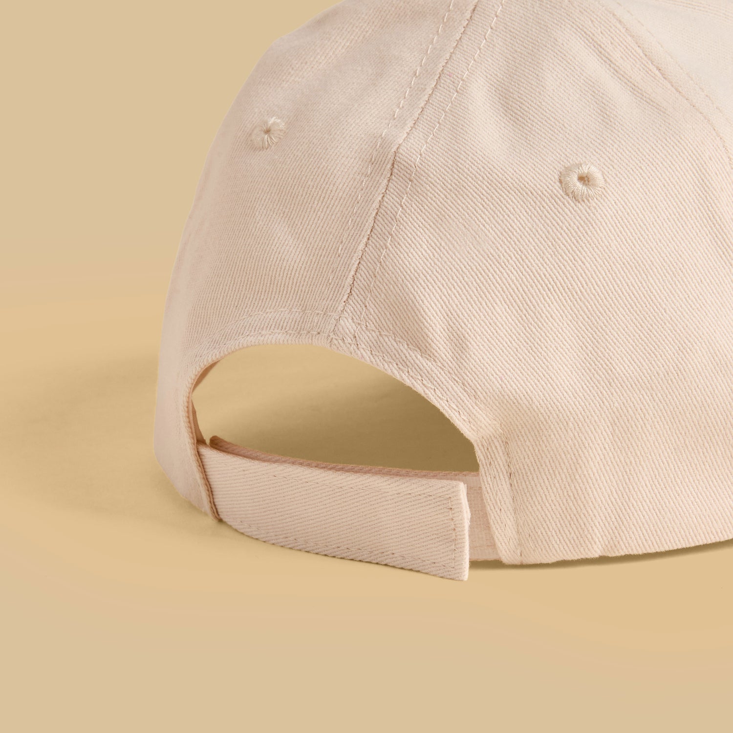 Bow Embroidered Cap with Hook and Loop Strap Closure