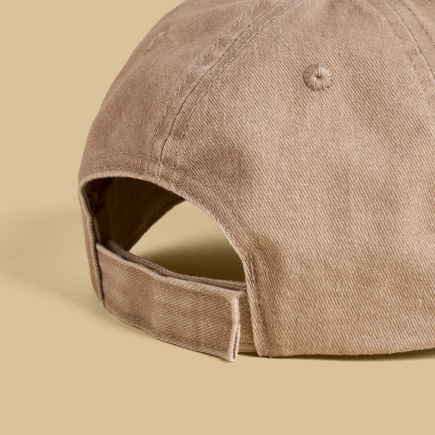 Slogan Embroidered Cap with Hook and Loop Closure