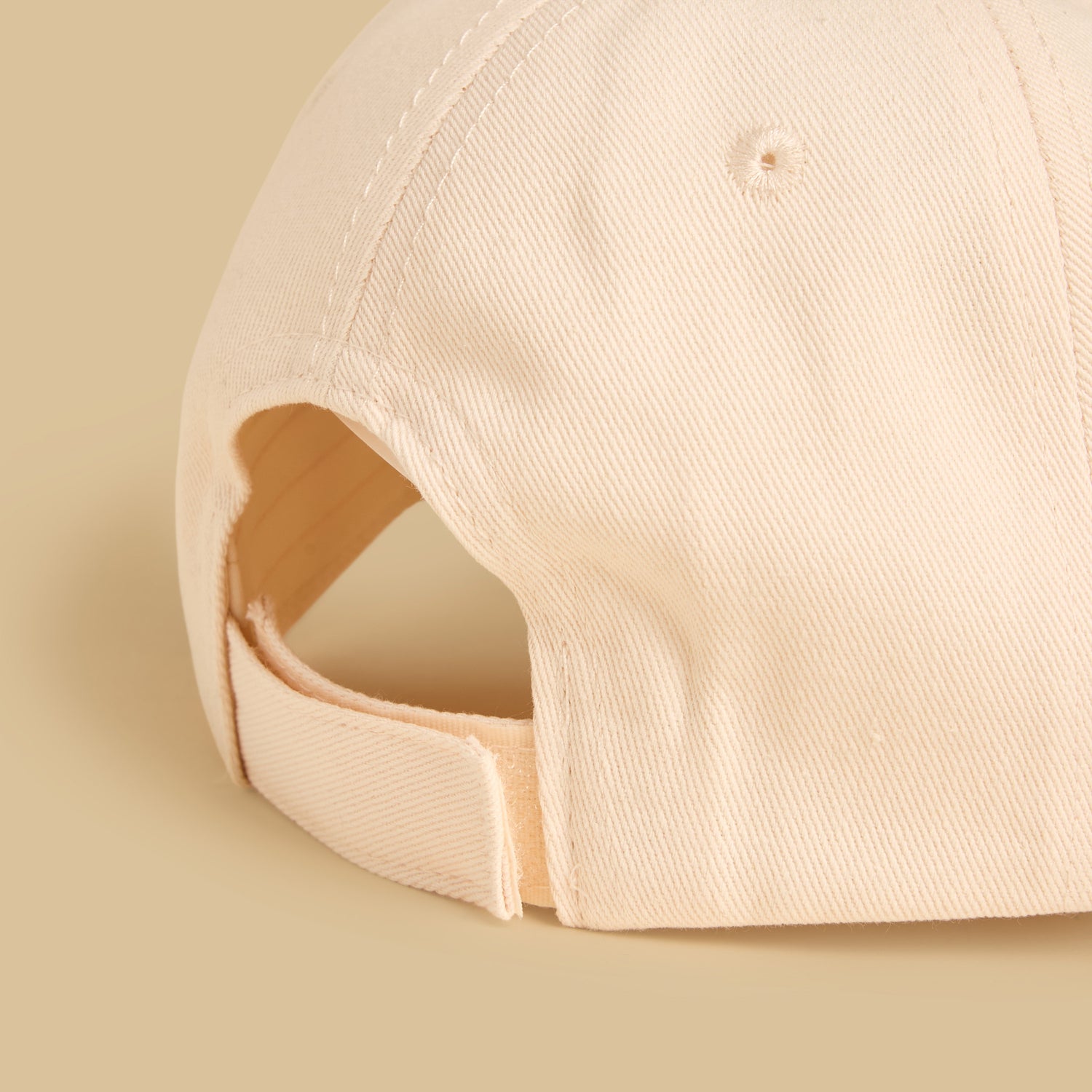 Strawberry Bead Embellished Cap with Hook and Loop Closure