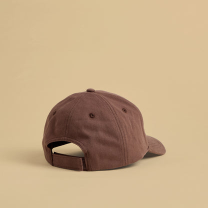 Embroidered Cap with Hook and Loop Strap Closure