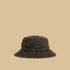 Metallic Eyelet Detail Hat - Black