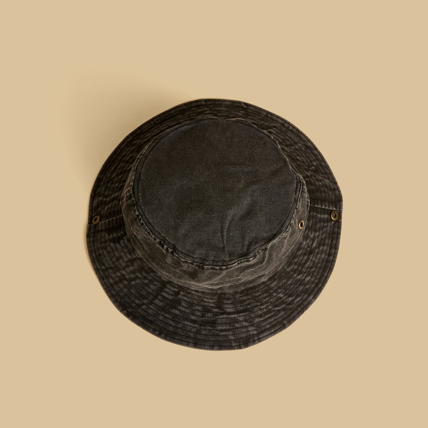 Metallic Eyelet Detail Hat