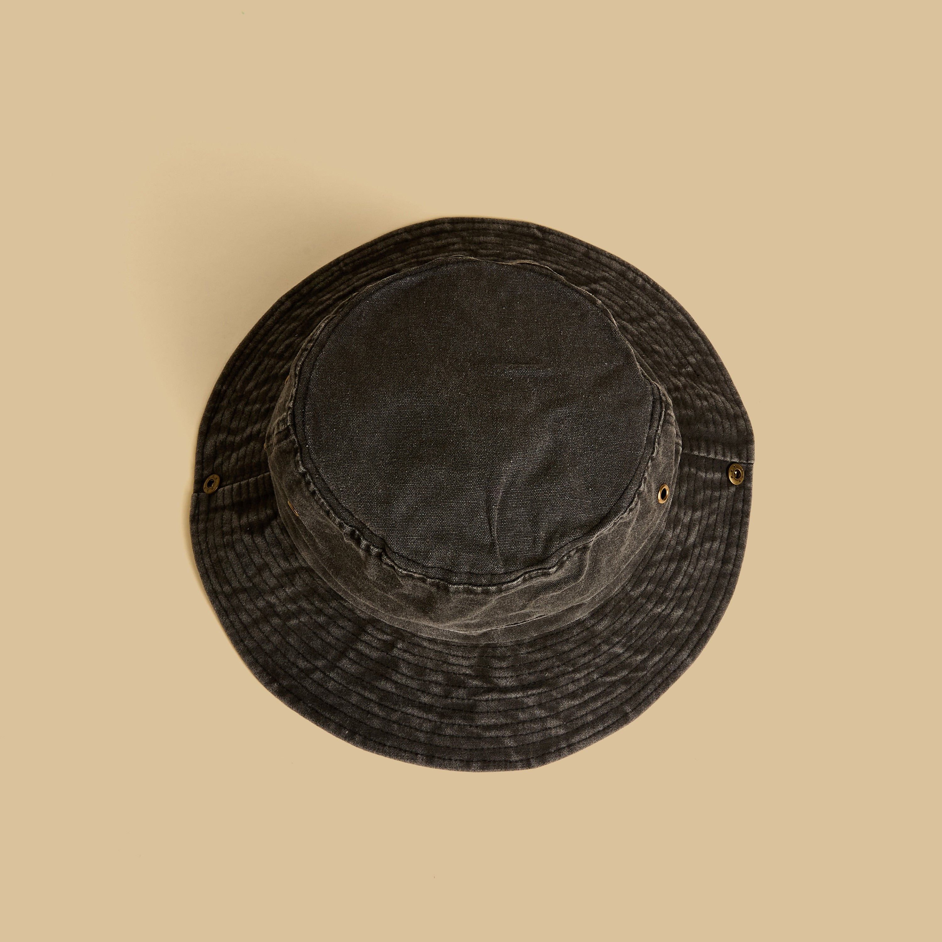 Metallic Eyelet Detail Hat