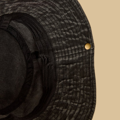 Metallic Eyelet Detail Hat