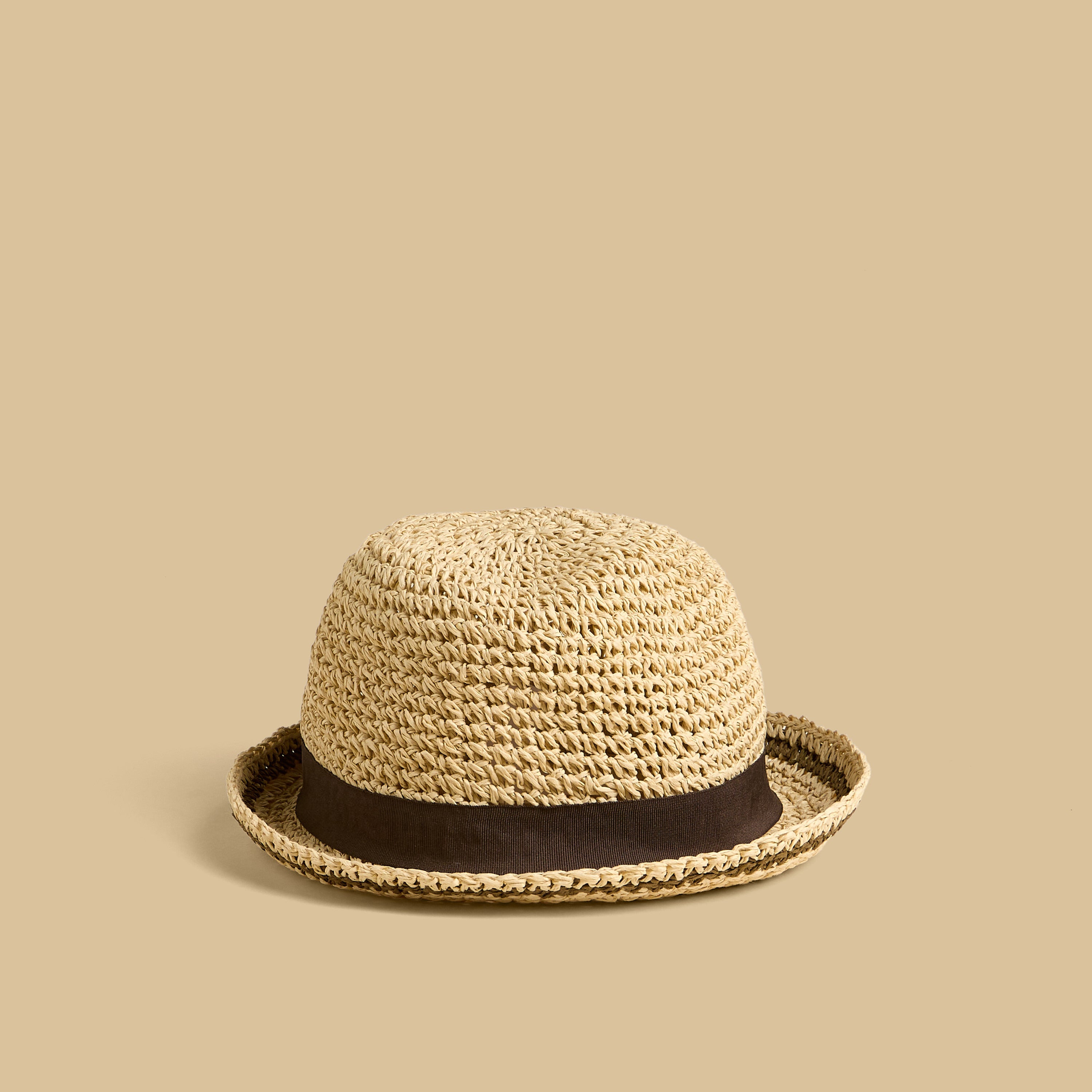 Weave Textured Bucket Hat - Cream / 06-11