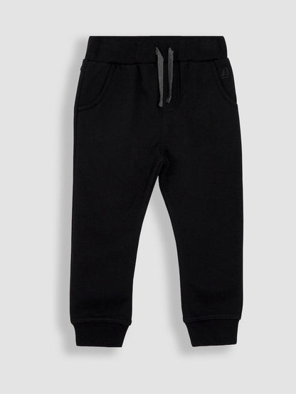 JoJo Maman Bébé Black &amp; Grey Marl 2-Pack Joggers - Size 6-12 Months (68-80cm)