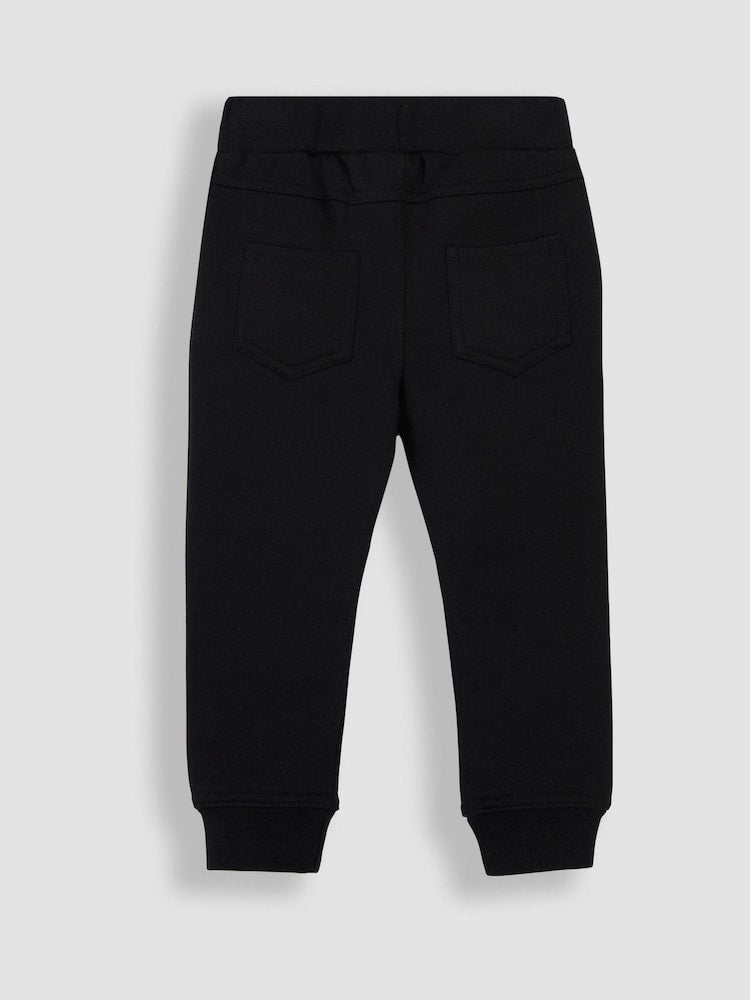 JoJo Maman Bébé Black &amp; Grey Marl 2-Pack Joggers - Size 6-12 Months (68-80cm)