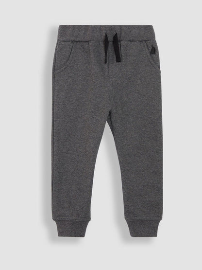 JoJo Maman Bébé Black &amp; Grey Marl 2-Pack Joggers - Size 6-12 Months (68-80cm)