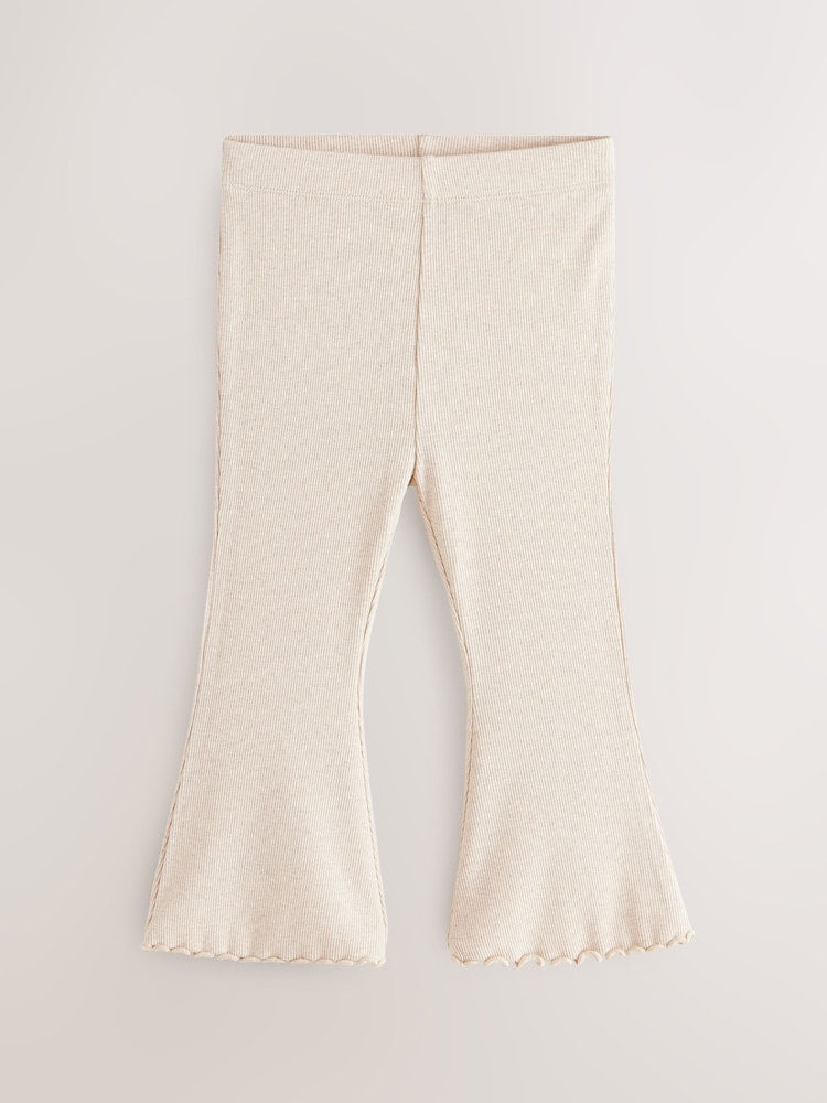 Multi Ribbed Flare Leggings 5 Pack (3mths-7yrs) - Size 3-6 Months (62-68cm)