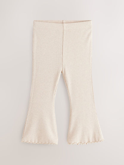 Multi Ribbed Flare Leggings 5 Pack (3mths-7yrs) - Size 3-6 Months (62-68cm)