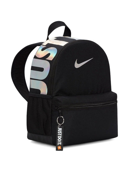 Nike Black/chrome Kids Mini Brasilia JDI Backpack - Size One