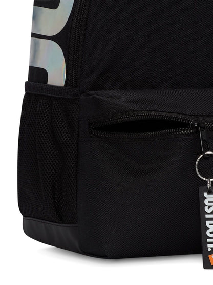Nike Black/chrome Kids Mini Brasilia JDI Backpack - Size One