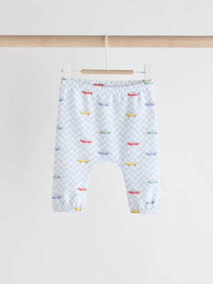 Cath Kidston Blue Checkerboard Transport Baby Sweatshirt and Joggers Set - Size Up to 1 Month (56cm)