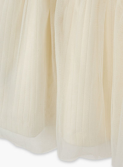 Juniors Ribbed A-line Dress with Round Neck and Tulle Skirt Detail-baby-girls-clothing-dressesandjumpsuits-image-5
