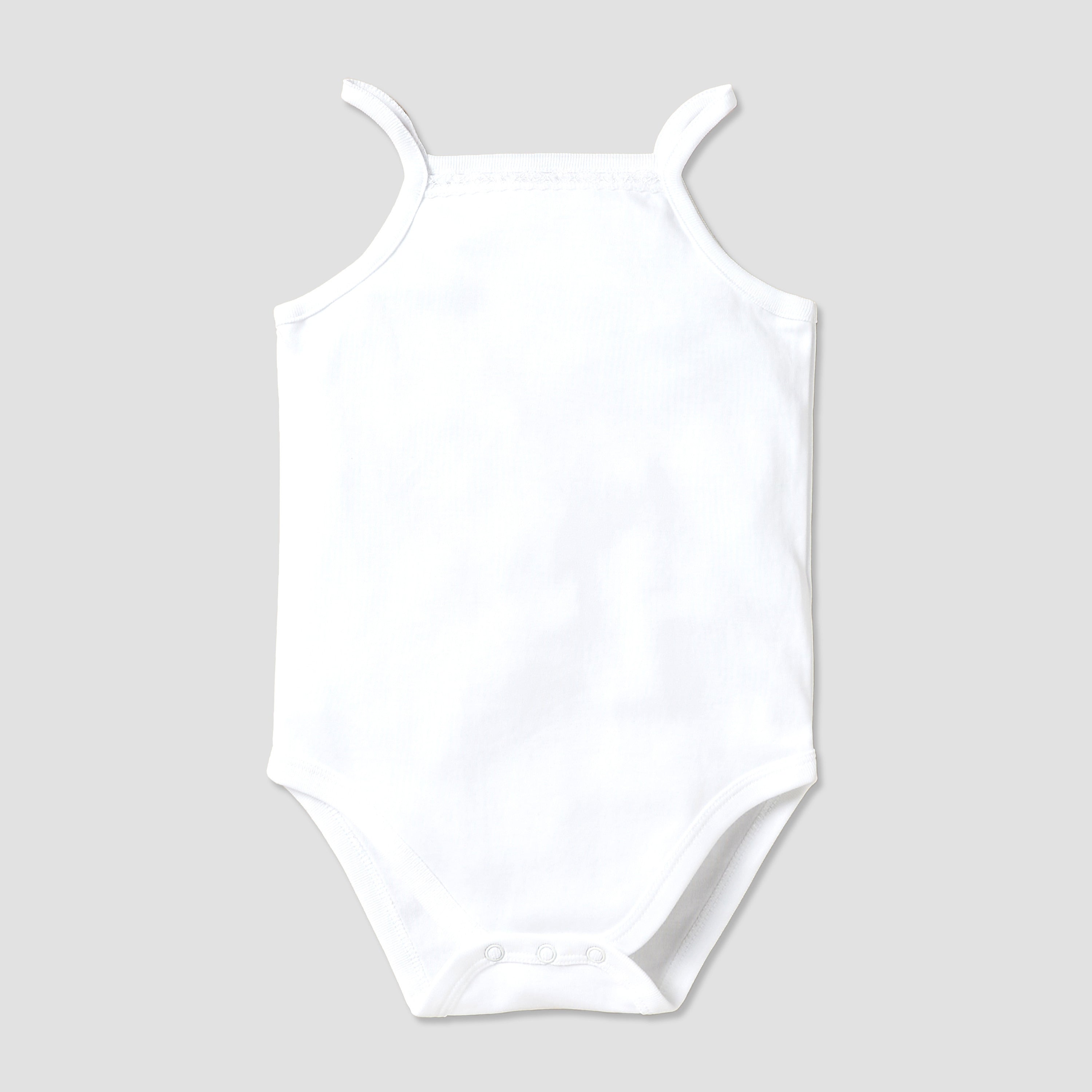 Giggles Solid Sleeveless Bodysuit