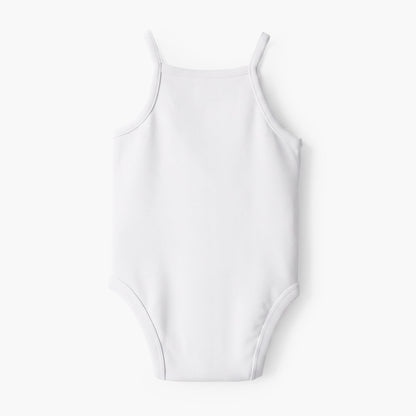 Giggles Solid Sleeveless Bodysuit