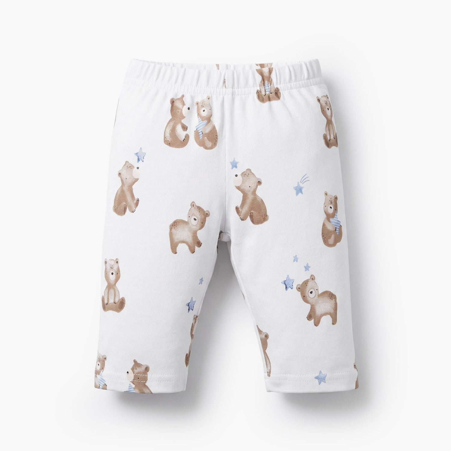 Pack of 3 Juniors Cotton Crew Neck Long Sleeves Pyjama Set with Bear Print
