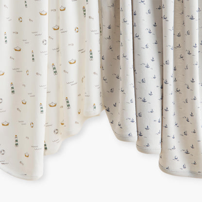 Juniors 2-Piece Printed Receiving Blanket Set