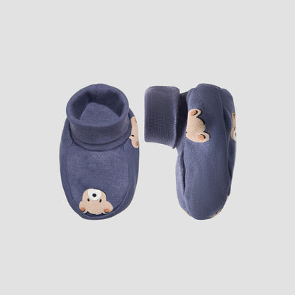 Pack of 3 Juniors Booties with Cuff, Printed