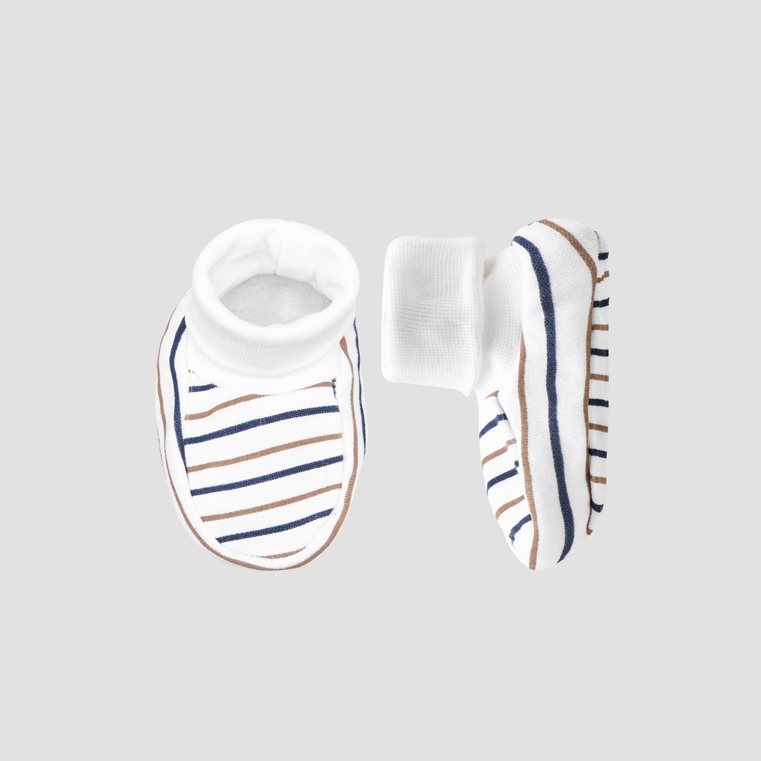 Pack of 3 Juniors Booties with Cuff, Printed