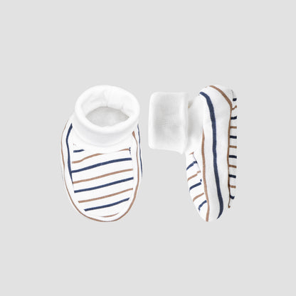 Pack of 3 Juniors Booties with Cuff, Printed