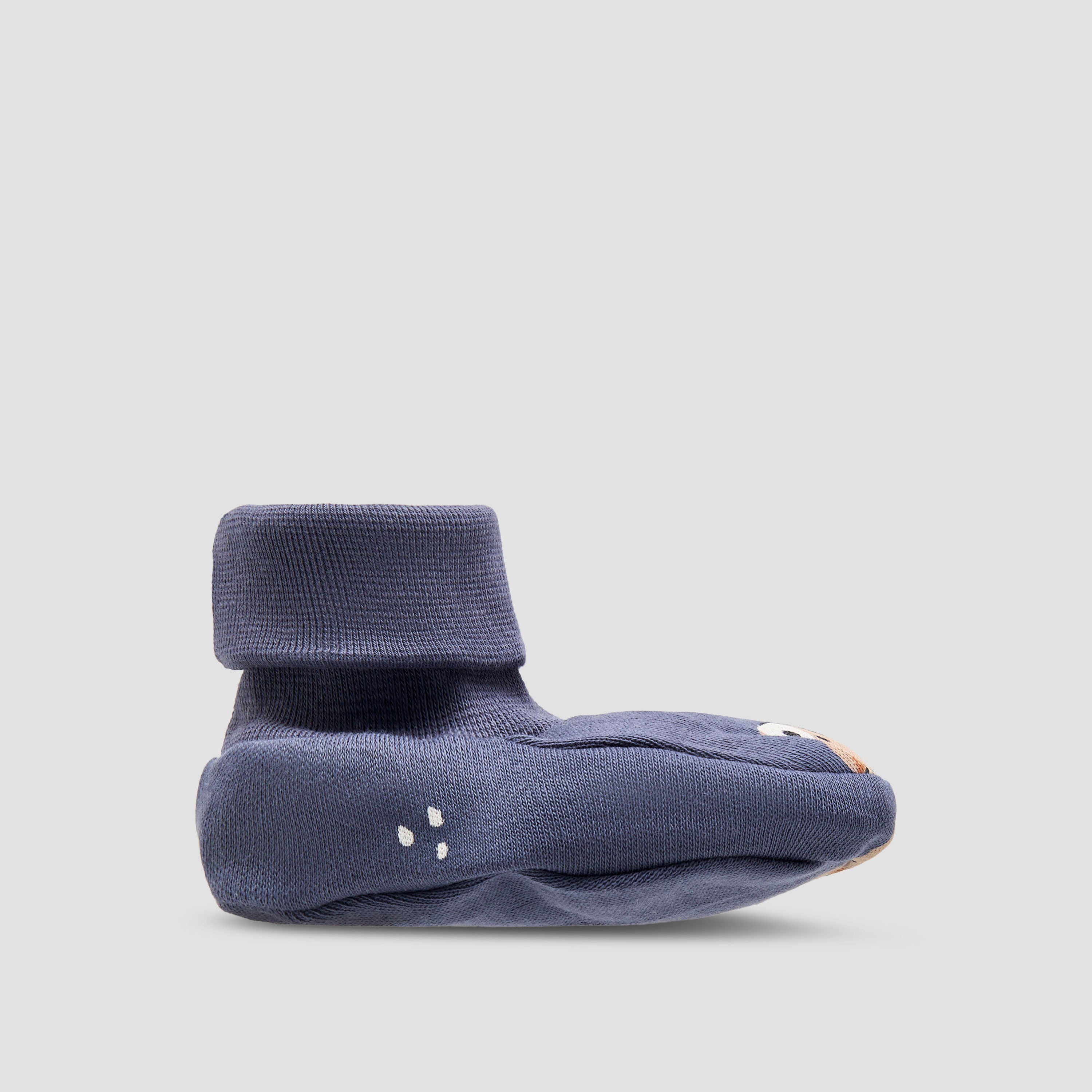 Pack of 3 Juniors Booties with Cuff, Printed