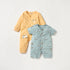 Juniors Scooter Print Sleepsuit and Romper with Button Closure - Multicolour / 12-18 mths