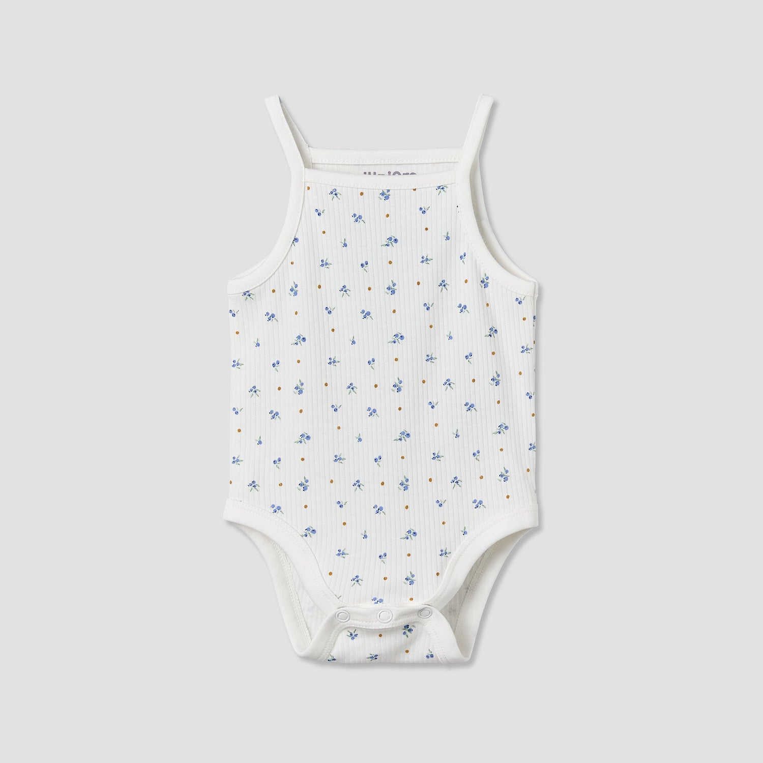 Pack of 3 Juniors Cotton Square Neck Straps Bodysuit with Assorted Prints