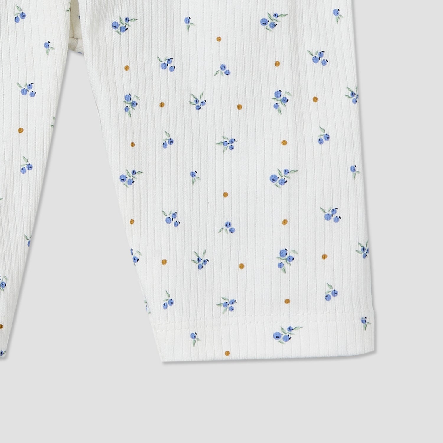 Set of 2 Juniors Cotton Round Neck Long Sleeves Pyjama Set with Floral Print