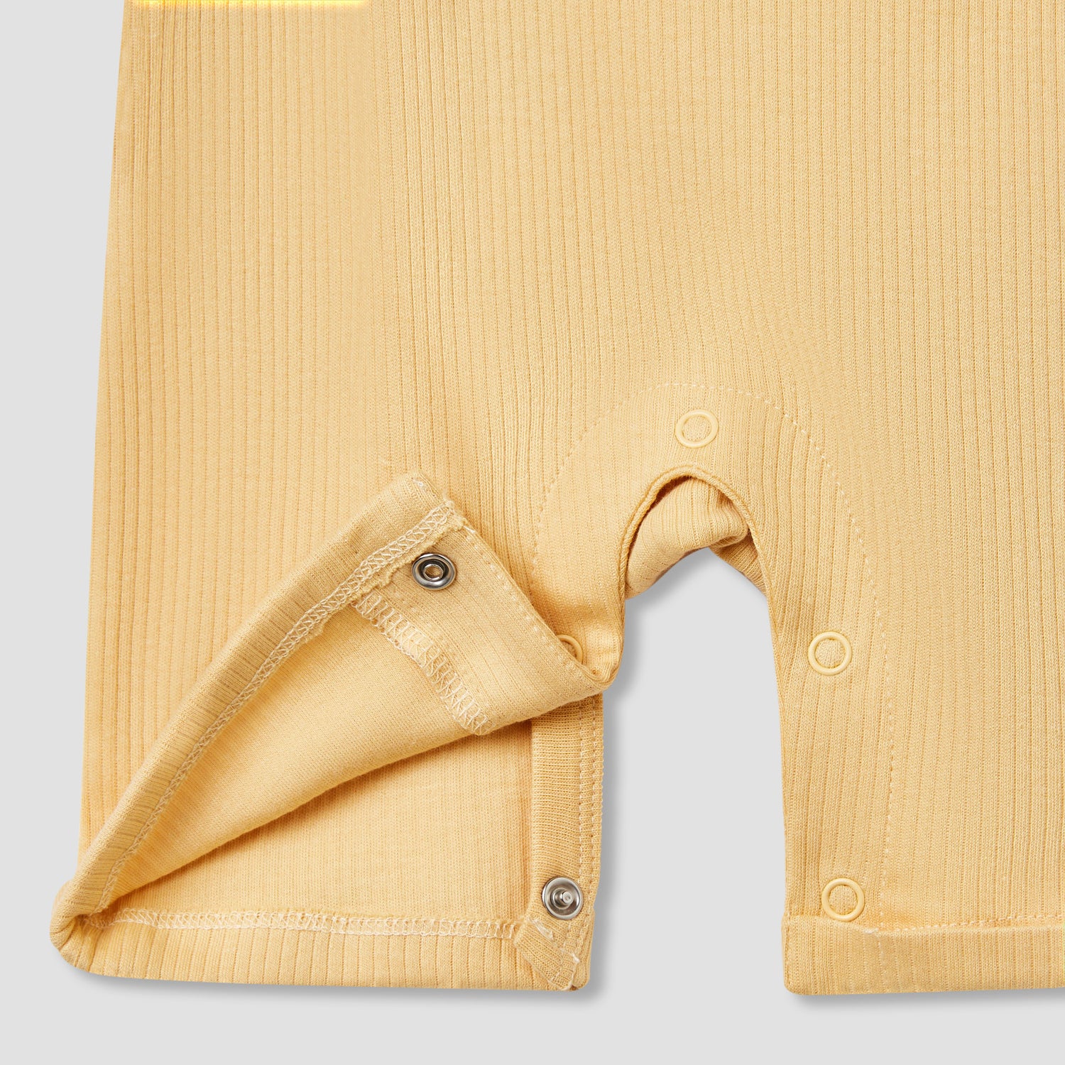 Juniors Ribbed Dungaree and T-shirt Set