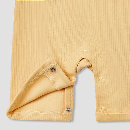 Juniors Ribbed Dungaree and T-shirt Set