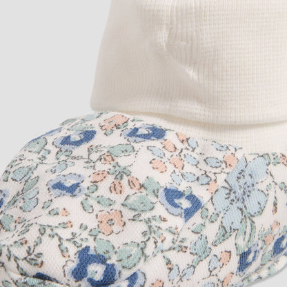 Pack of 2 Juniors Booties with Cuffed Hem, Floral Print