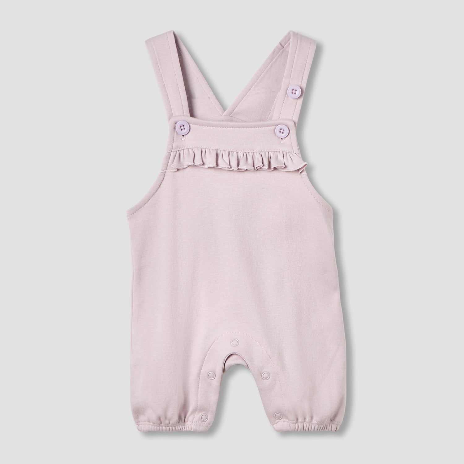 Juniors Round Neck Short Sleeves T-shirt and Dungaree Set with Butterfly Print