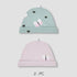 Pack of 2 Cap with Butterfly Print