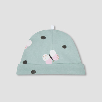 Pack of 2 Cap with Butterfly Print