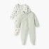 Juniors All-Over Print Closed Feet Sleepsuit with Long Sleeves - Set of 2 - Multicolour / 9-12 mths