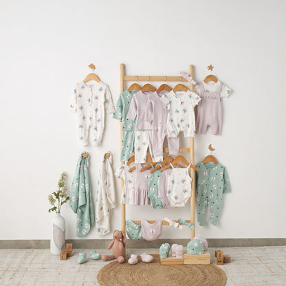Juniors Receiving Blanket with Butterfly Print, Set of 2