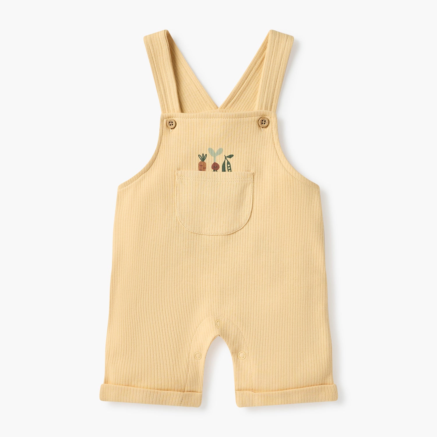 Juniors Printed Dungaree and T-shirt Set