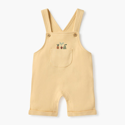Juniors Printed Dungaree and T-shirt Set