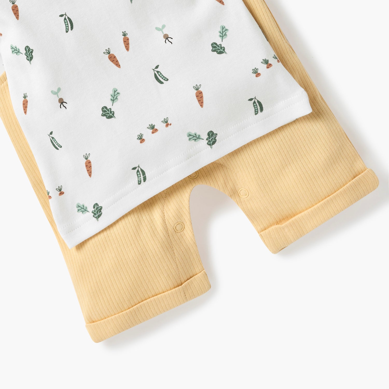 Juniors Printed Dungaree and T-shirt Set