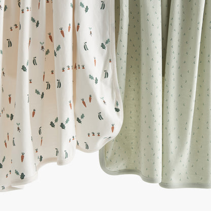 Juniors 2-Piece Printed Receiving Blanket Set - 70x70 cm